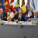 Representatives from Brazil, Belgium, and Australia at the 5th IPNDV Plenary